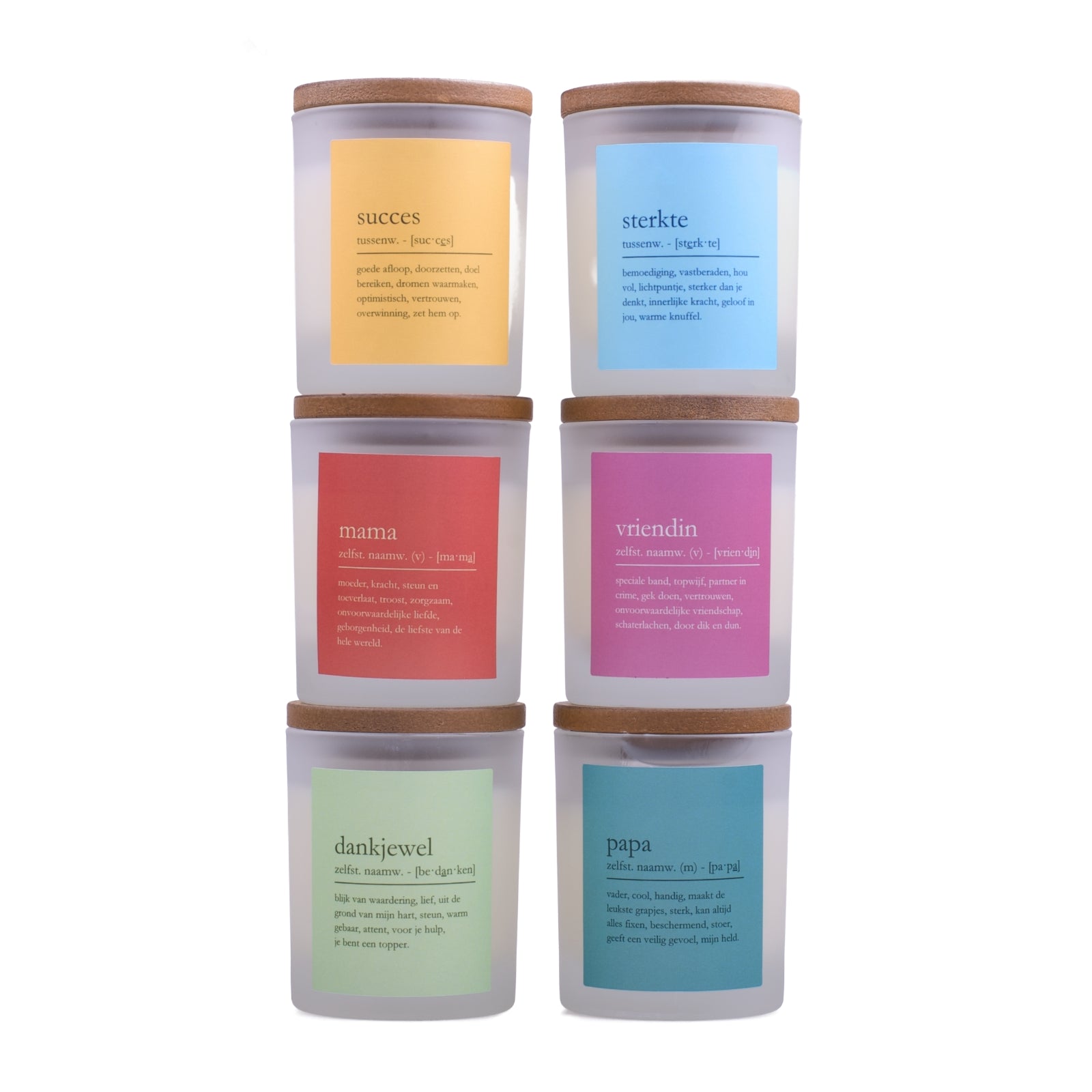 Geurkaars 'Dankjewel' - Dictionnaire