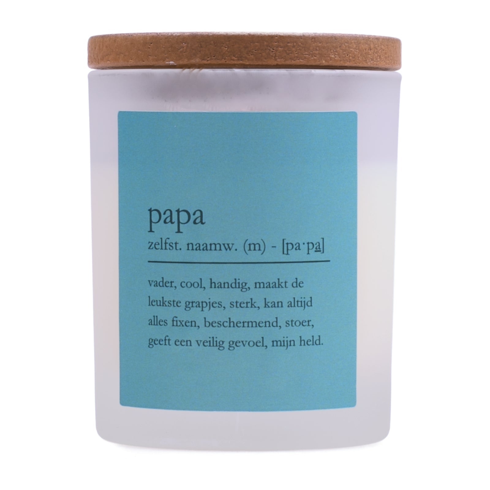 Geurkaars 'Papa' - Dictionnaire