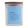 Geurkaars 'Sterkte' - Dictionnaire