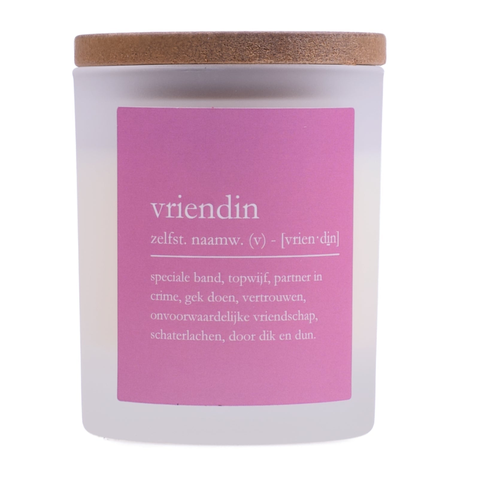 Geurkaars 'Vriendin' - Dictionnaire